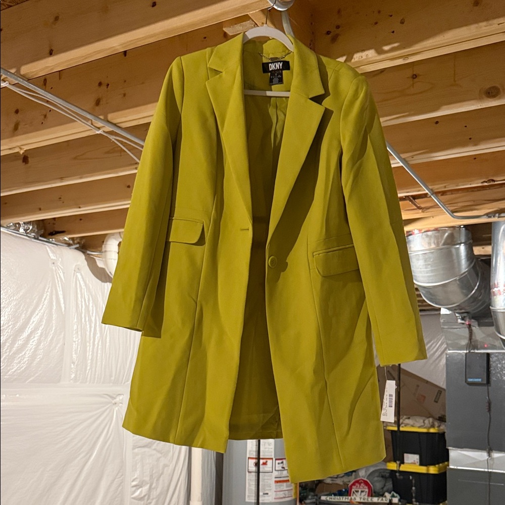 DKNY Women's Mustard Blazer